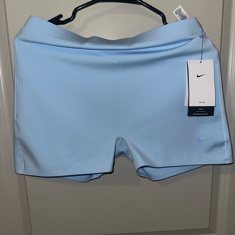 Nike Women’s Light Blue Bike Shorts